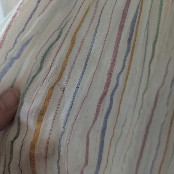 Anthropologie Floreat White Multi-Color Embroidered Halter Top - Picture 6 of 13